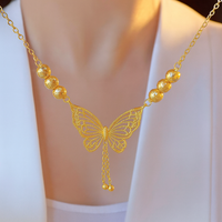 Genuine Gold Color Diamond Ginkgo Leaf Pendant Necklaces for Women Simple Zircon Neck Chain for Women Fine Jewelry Gifts