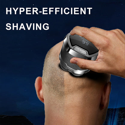 Komingdon Bald Head Shaver for Men 7d Magnetic Blade Razor Waterproof Facial Rotary Wet Dry Shaving Rechargeable Electric Shaver