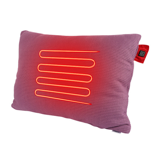 Fast Heating Wireless Film Smart Battery Powered Filling Lightweight Removable Cover Heating Pillow Cushions Pillows