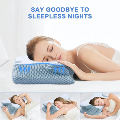 LIANDA P-094 Best Selling Custom Sleep Orthopedic Pillow Memory Foam Bed Pillow Memory Foam Pillow