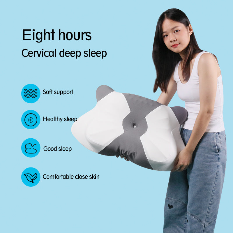Custom Cervical Pillow for Neck Pain Relief Contour Memory Foam Pillow for Couples Anti Pressure Hand Pillow for Couple Sleeping