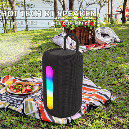 Hot Tech Best-Selling Mini Wireless for Bluetooth Speaker with RGB LED Light Portable Gadgets for Home Theatre Parties Outdoors