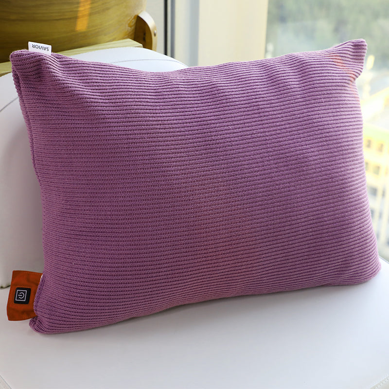 Fast Heating Wireless Film Smart Battery Powered Filling Lightweight Removable Cover Heating Pillow Cushions Pillows